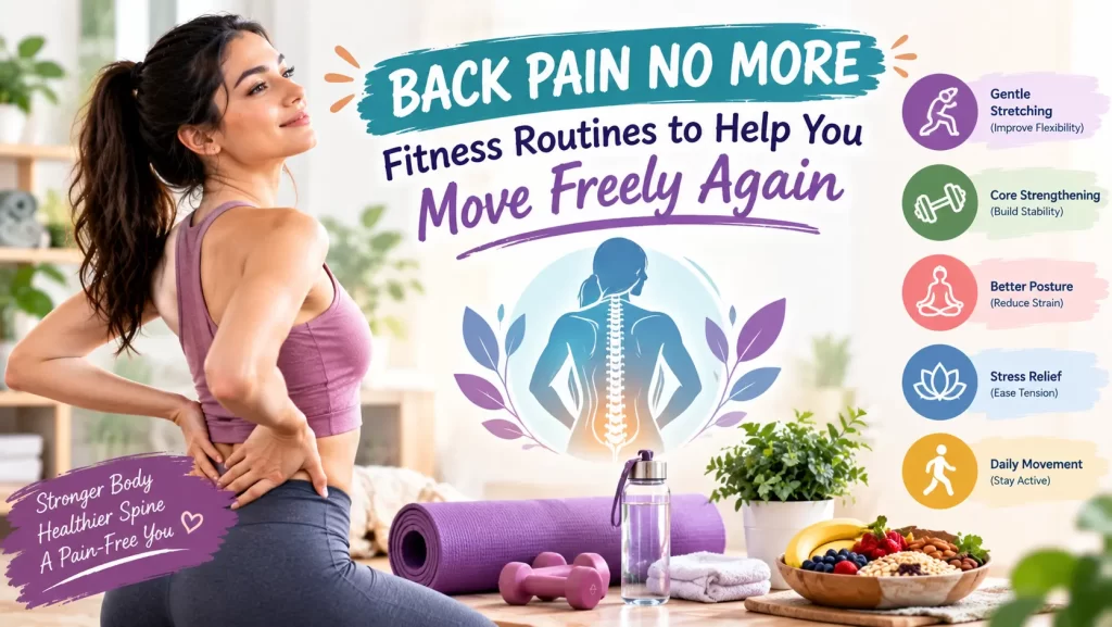 Back Pain No More: Fitness Routines to Help You Move Freely Again