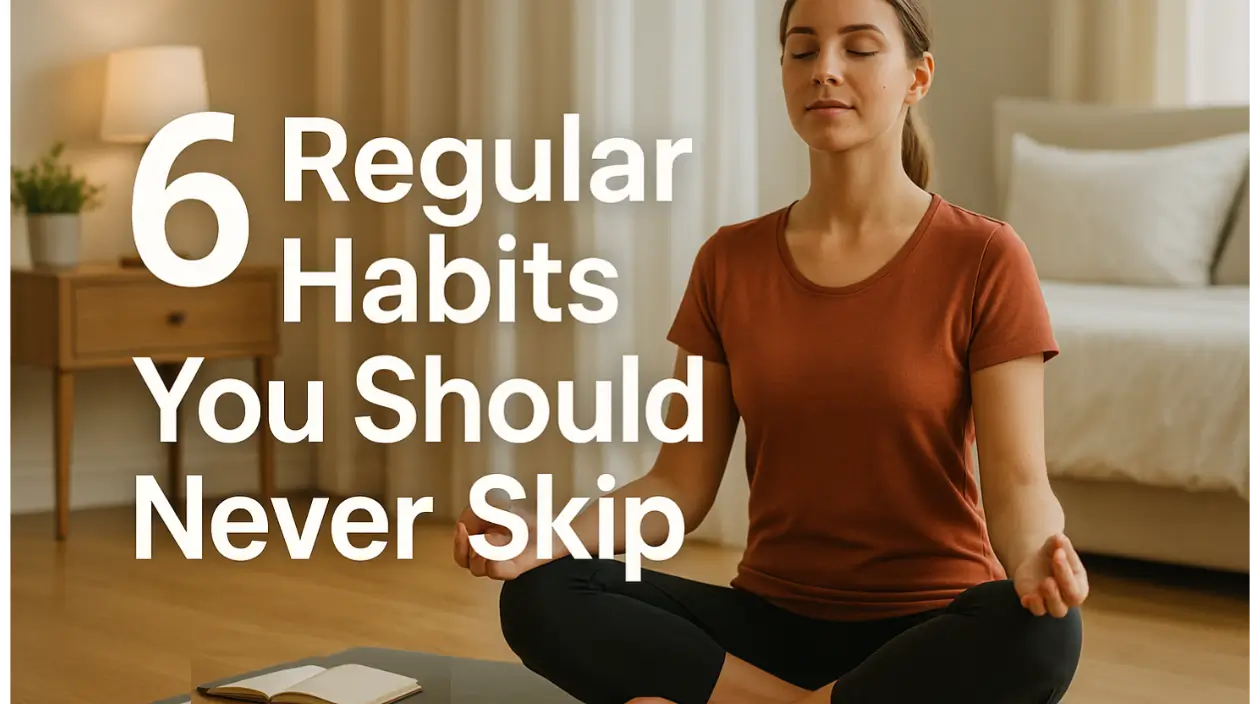 6 Regular Habits You Should Never Skip – Your Daily Dose of Sanity! 