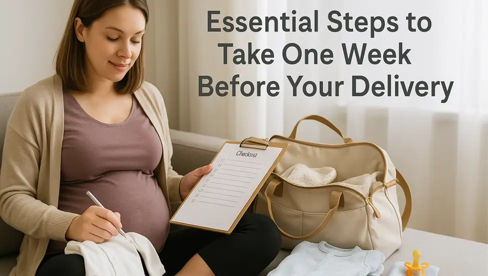 Essential Steps to Take One Week Before Your Delivery: A Comprehensive Guide