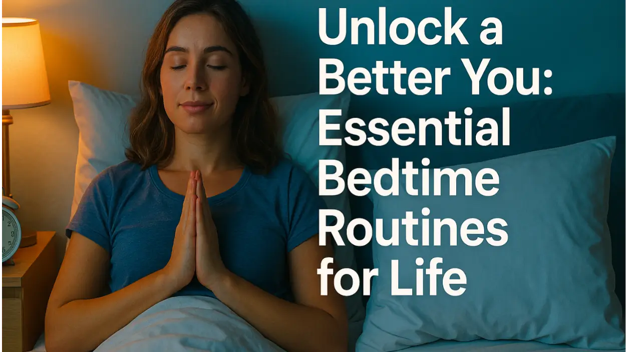 Unlock a Better You: Essential Bedtime Routines for Life Change 